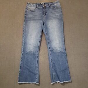 D Jeans Women's Size 8 Medium Wash Flare Jeans Mid Rise